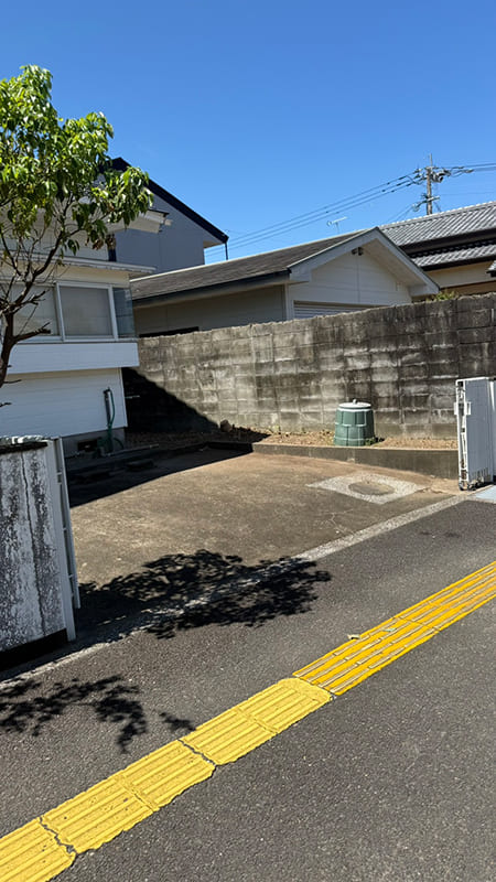 草刈り作業後