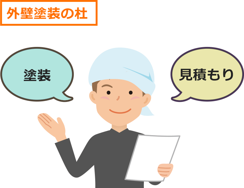 宮崎 外壁塗装の杜：見積もりも塗装もひとりの職人が責任を持って一貫して行う
