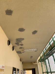 塗装工事｜宮崎市Sビル　施工中
