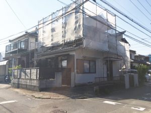 塗装工事｜宮崎市F様邸　施工中